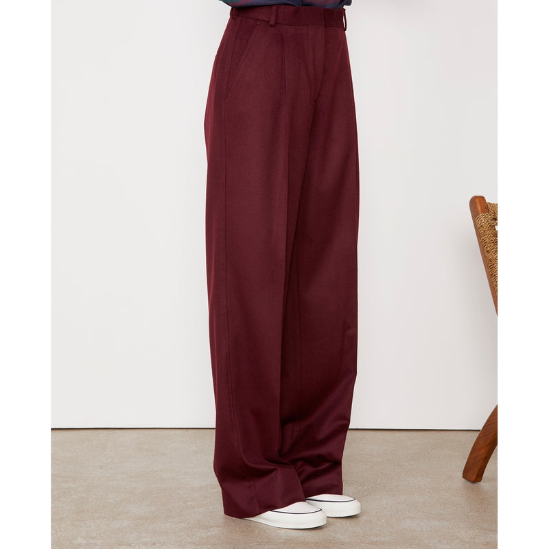 New Sophie Pantalones - Borgoña - Mujer