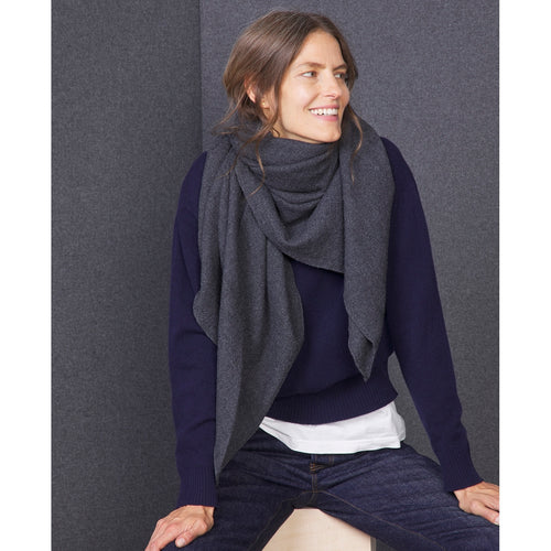 Scarf Carré - Grey - Mixed