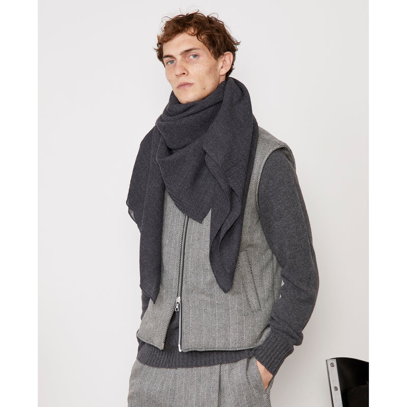 Scarf Carré - Grey - Mixed