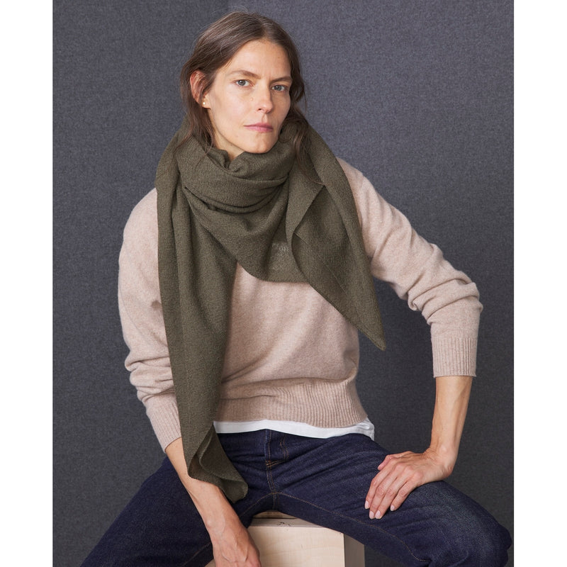 Foulard Carrée - Olive - Homme