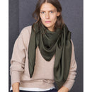 Grand Foulard Carré - Olive - Mixte