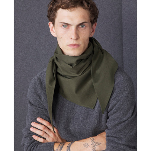 Bandana Scarf - Olive - Mixed