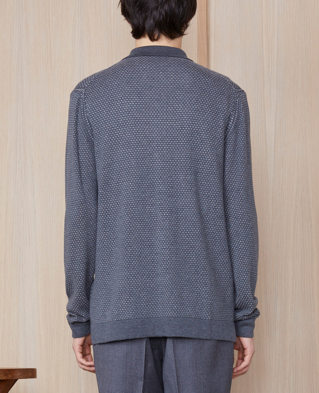 Pulls Kylan Polo Itl Cotton Tencel - Lightgrey/Midgrey