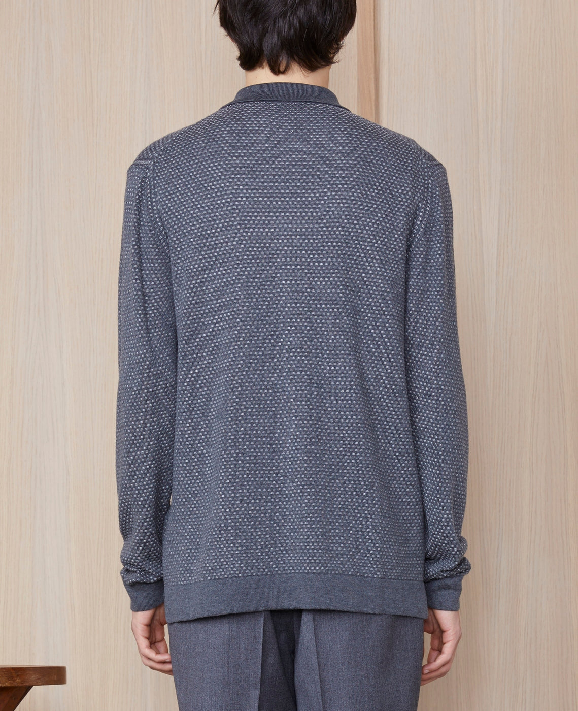 Pulls Kylan Polo Itl Cotton Tencel - Lightgrey/Midgrey