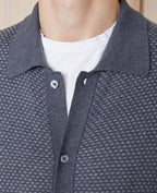 Pulls Kylan Polo Itl Cotton Tencel - Lightgrey/Midgrey