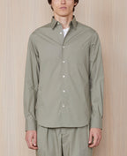 Chemise Benoit Piece Dye Org Co Poplin - Olive