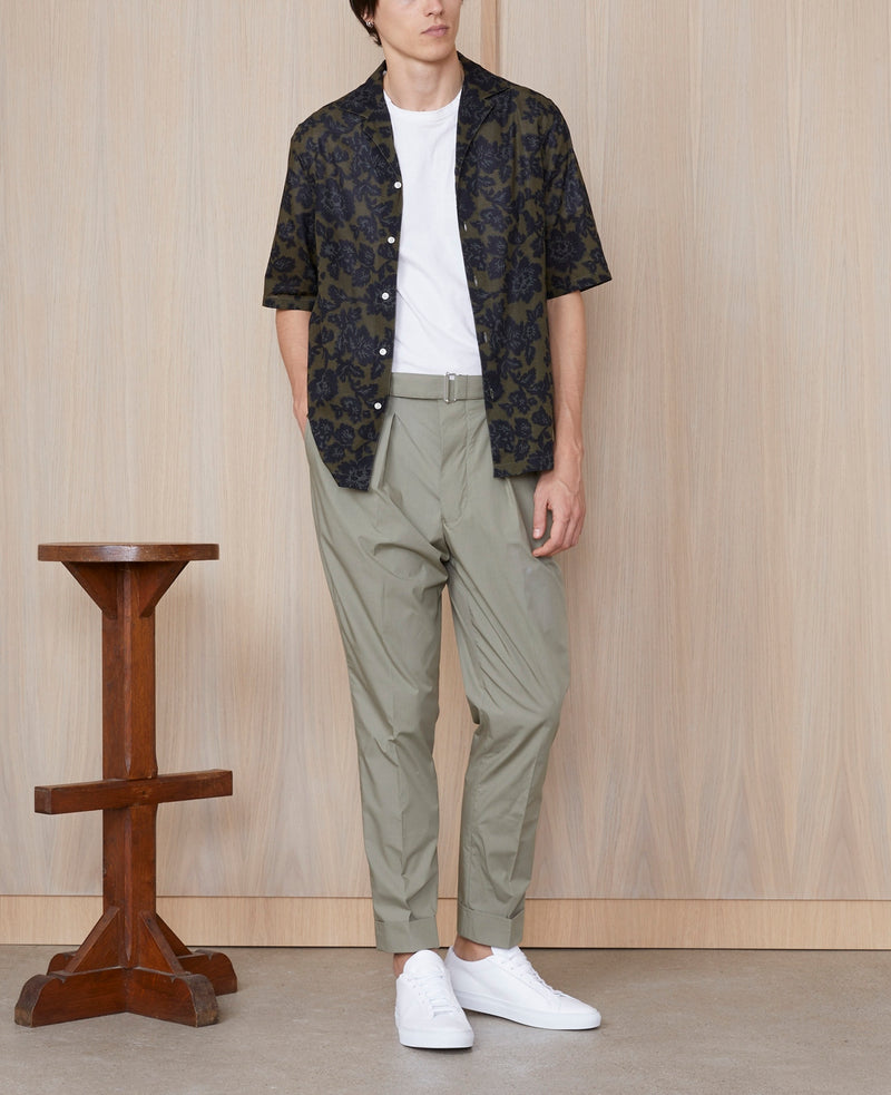 Camisa Eren SS - Oliva/Verde/Negro - Hombres