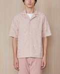 Camisa Eren SS - Rosa/Beige - Hombre