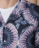 Chemise Eren Ss Cot Ethnic Print - Dknavy/Blue/Plumwine