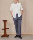 Chemise Eren Ss Ecru Co Seersucker - Ecru