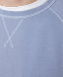 Sweat Chris Pigment Dye Cotton Flee - Stormblue
