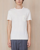 Tee Shirt Ss Tee Pkt Co Lin Ten Slub - Buttermilk