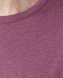 Camiseta SS Pkt - Plumwine - Hombre
