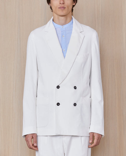 Tlg Veste Leon Jkt Gmtdye Itl Co Md Cord - Buttermilk