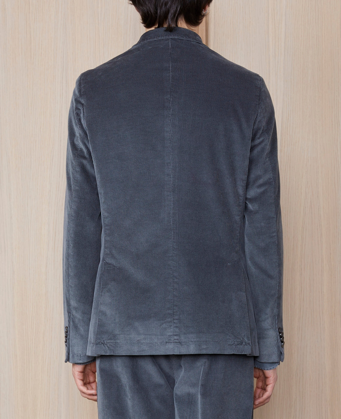 Tlg Veste 375 Jkt Gmtdye Itl Co Md Cord - Charcoal