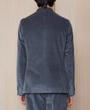 Tlg Veste 375 Jkt Gmtdye Itl Co Md Cord - Charcoal