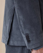 Tlg Veste 375 Jkt Gmtdye Itl Co Md Cord - Charcoal