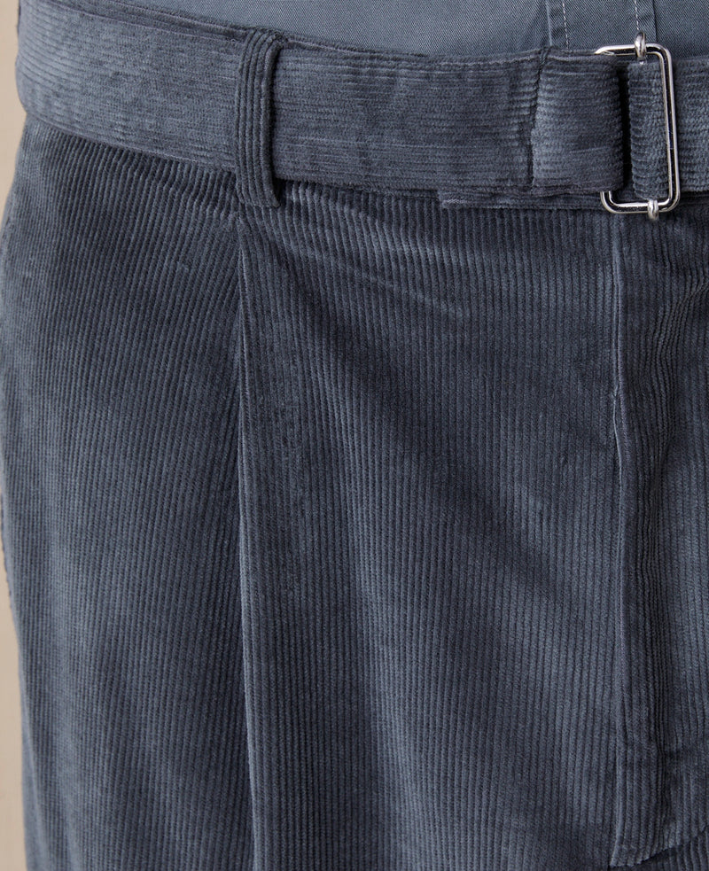 Tlg Pants Hugo Itl Gmtdye Co Modal Cord - Charcoal