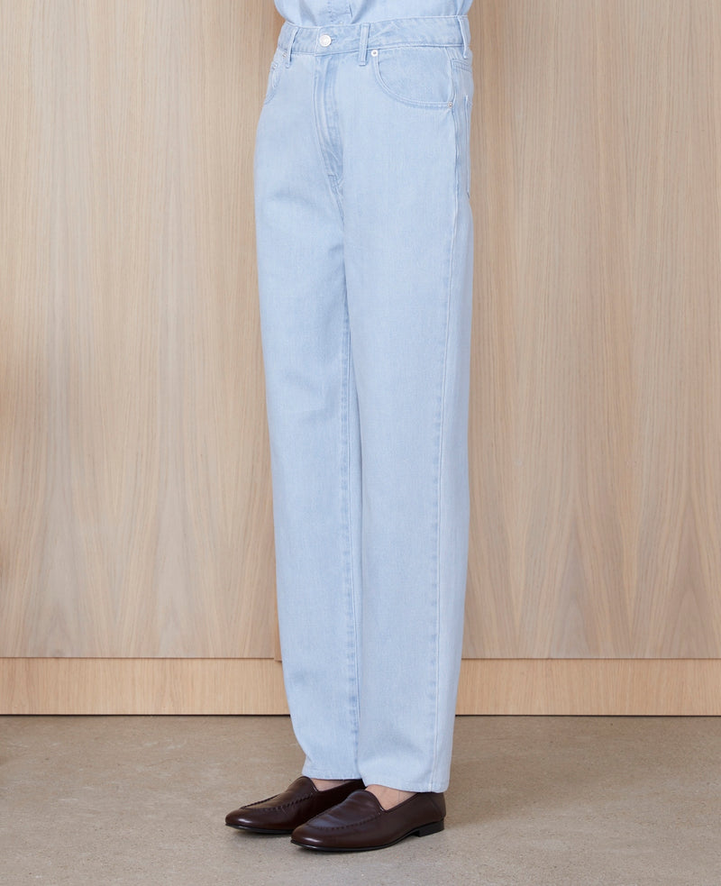 Jeans Ariane 5Pkt Ice Washed Co - Lightblue