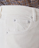 Jeans Romy 5Pkt Itl Gmtdye Cord Co - Cream
