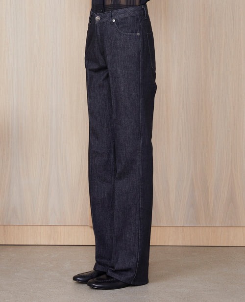Jeans Flore Itl Washed Denim Co - Darkgrey