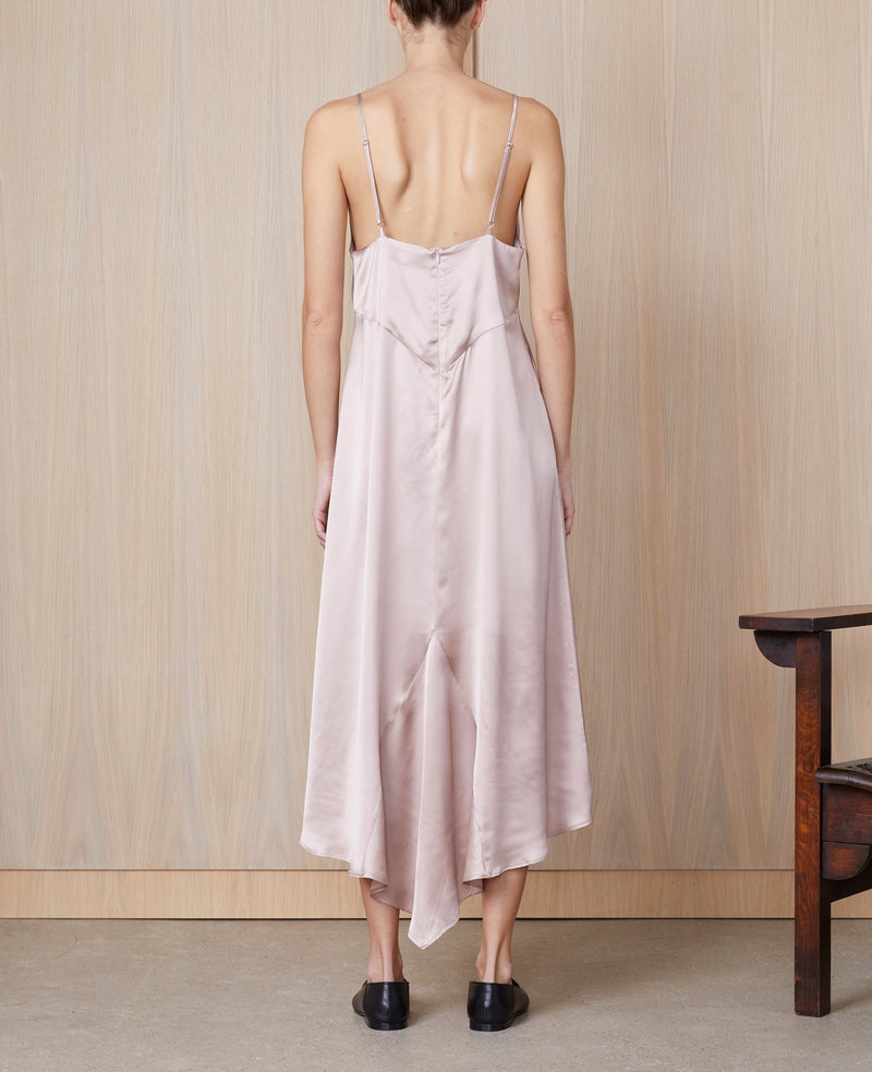 Robe Paolina Drs Piece Dye Vi - Roseash