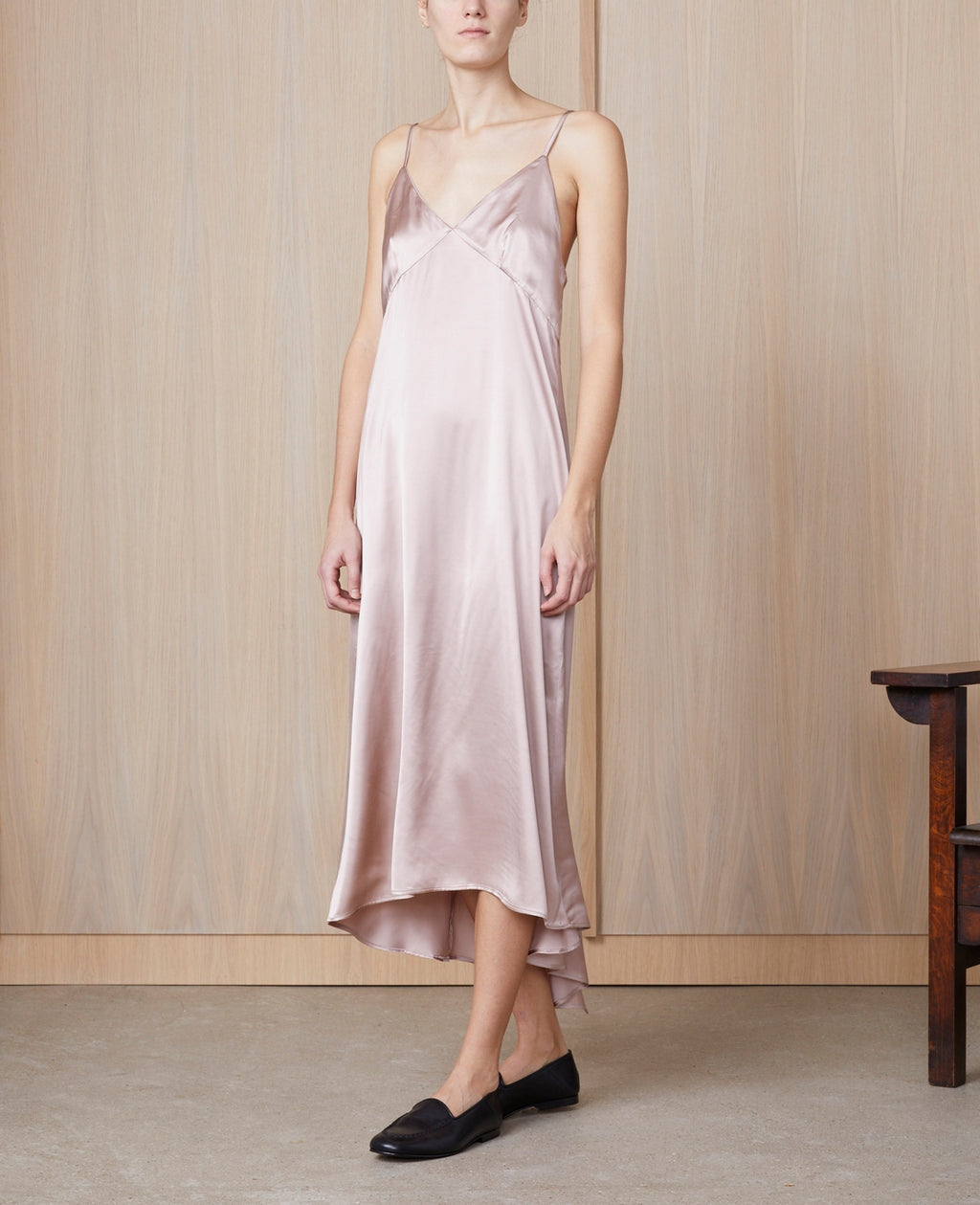 Robe Paolina Drs Piece Dye Vi - Roseash
