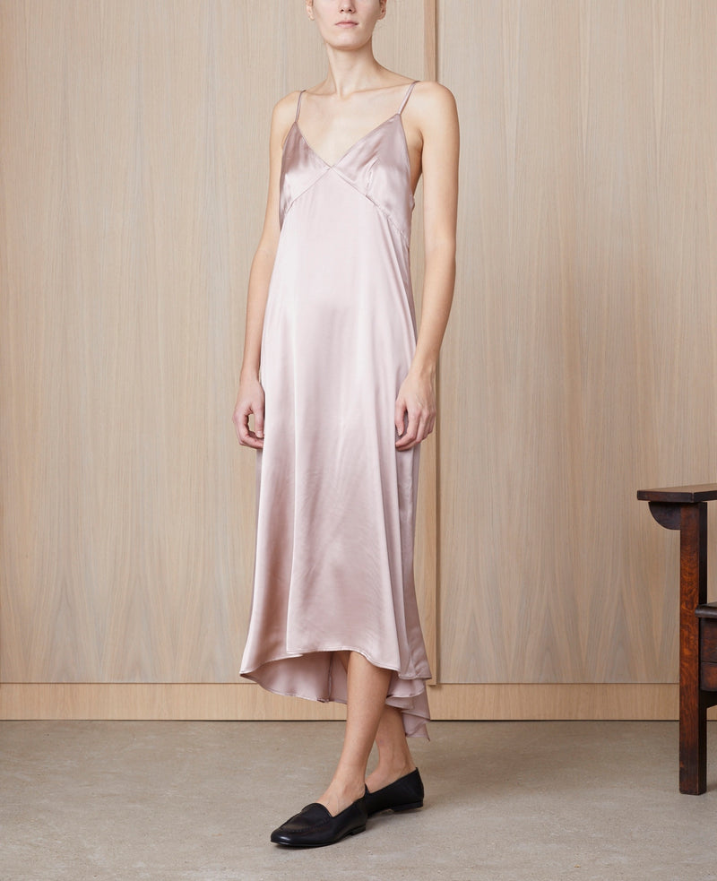 Robe Paolina Drs Piece Dye Vi - Roseash