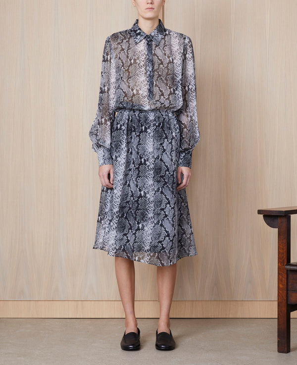 Elna Dress - Grey/White - Women