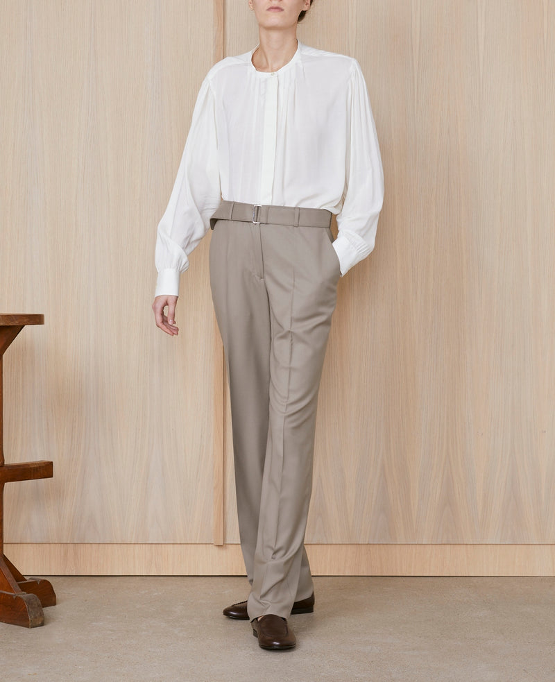 Chemise Isabeau Frilled Shi Vi - Ecru