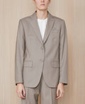 Tlg Veste Charlene Fpkt Itl Worsted Wo - Tan