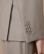 Tlg Veste Charlene Fpkt Itl Worsted Wo - Tan