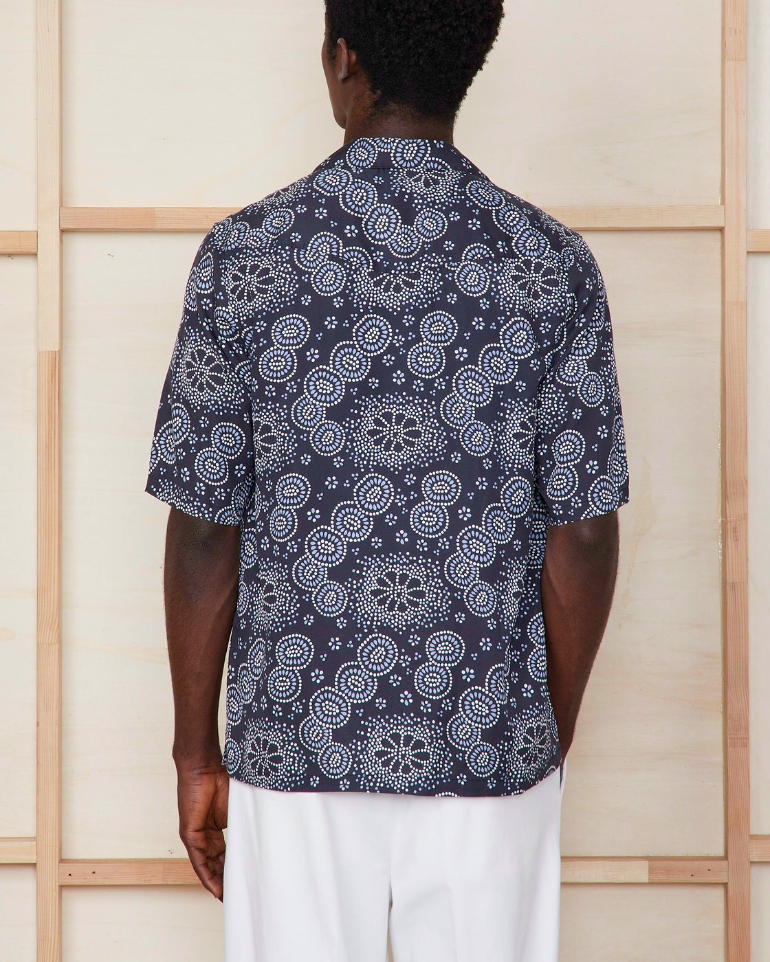 Chemise Eren Manches Courtes - Bleu Marine/Bleu/Blanc - Homme