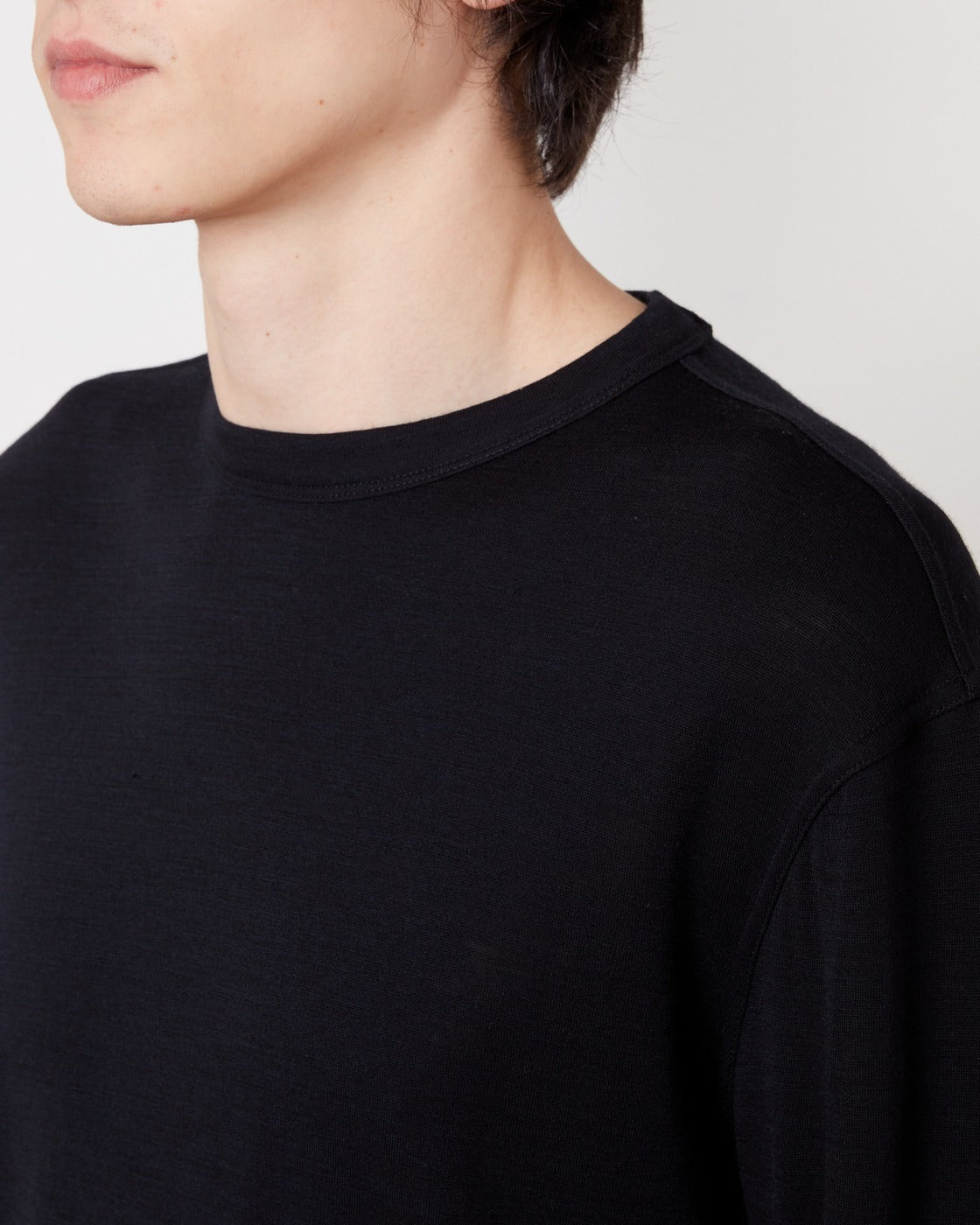T-Shirt Benny Manches Longues - Noir - Homme