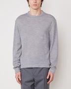 T-Shirt Benny Manches Longues - Gris Chiné Clair - Homme
