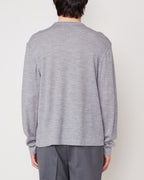 T-Shirt Benny Manches Longues - Gris Chiné Clair - Homme