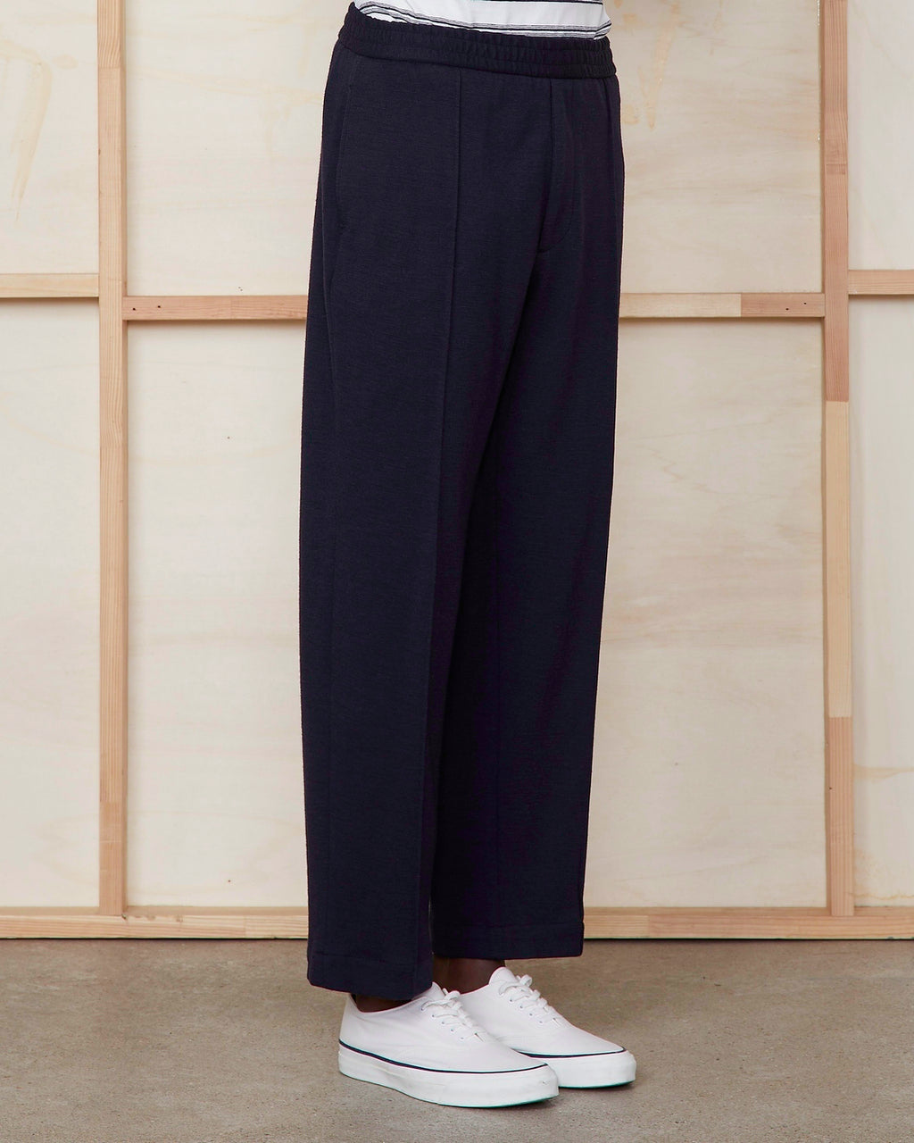Pantalon Walter Pli Marqué - Bleu Marine - Homme
