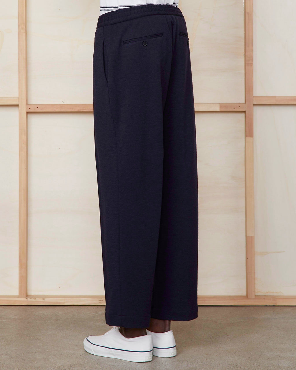 Pantalon Walter Pli Marqué - Bleu Marine - Homme