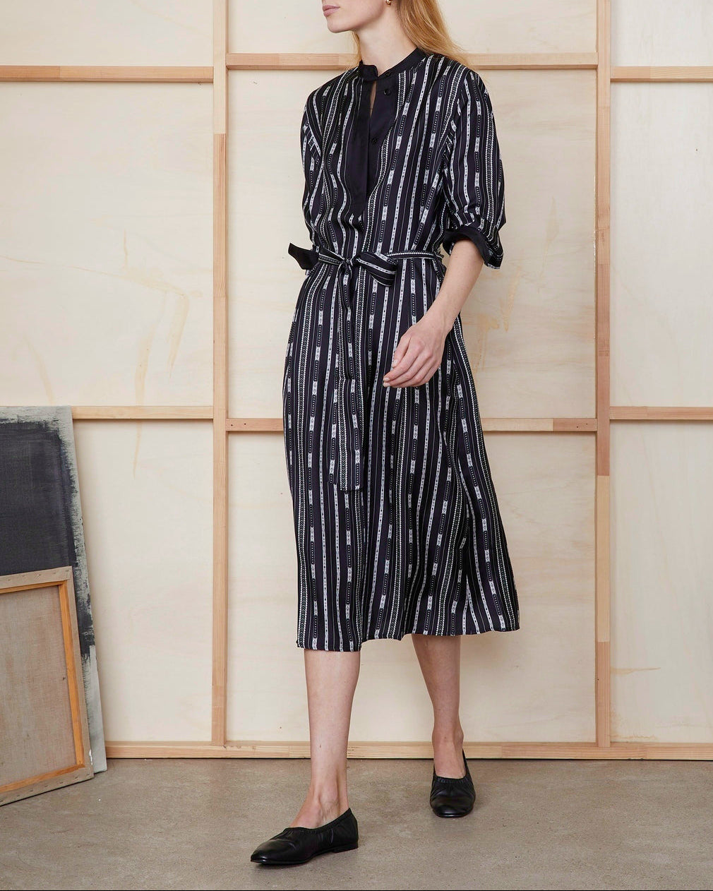 Robe Eve - Noir/Écru - Femme