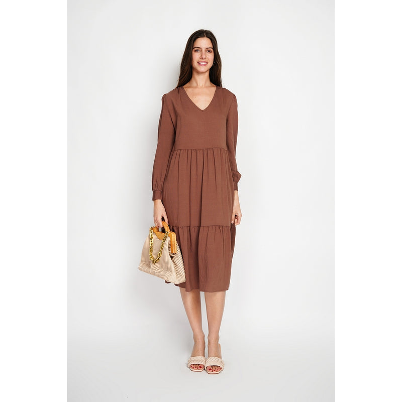 Vestido - Marrón