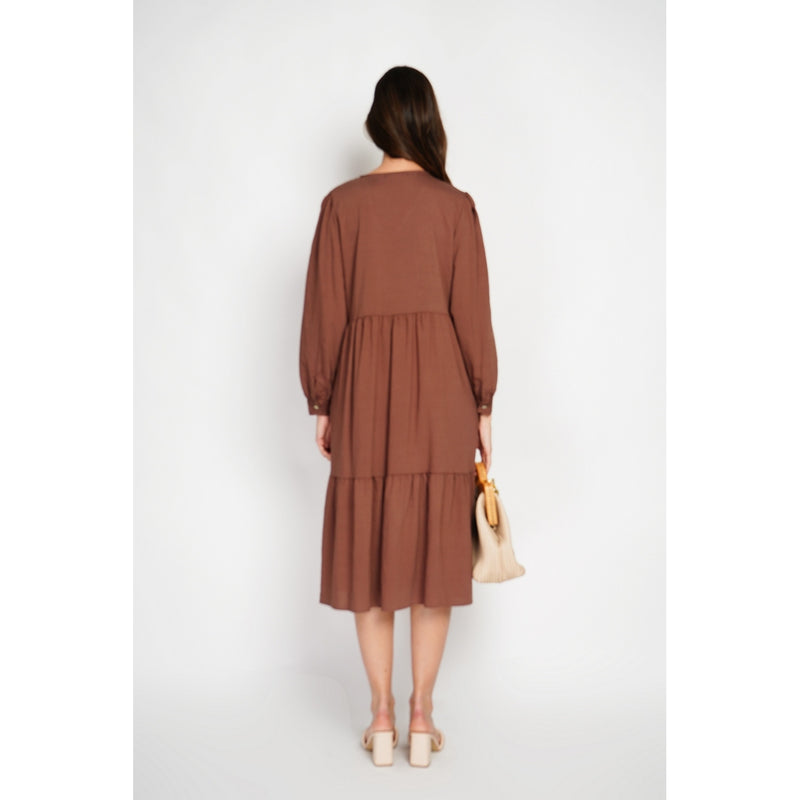 Vestido - Marrón