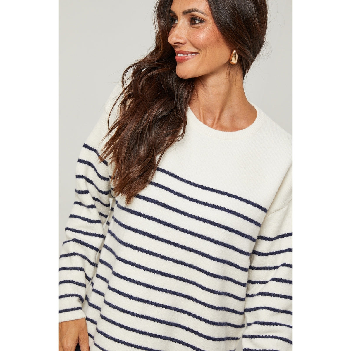 Pull - Beige Bleu