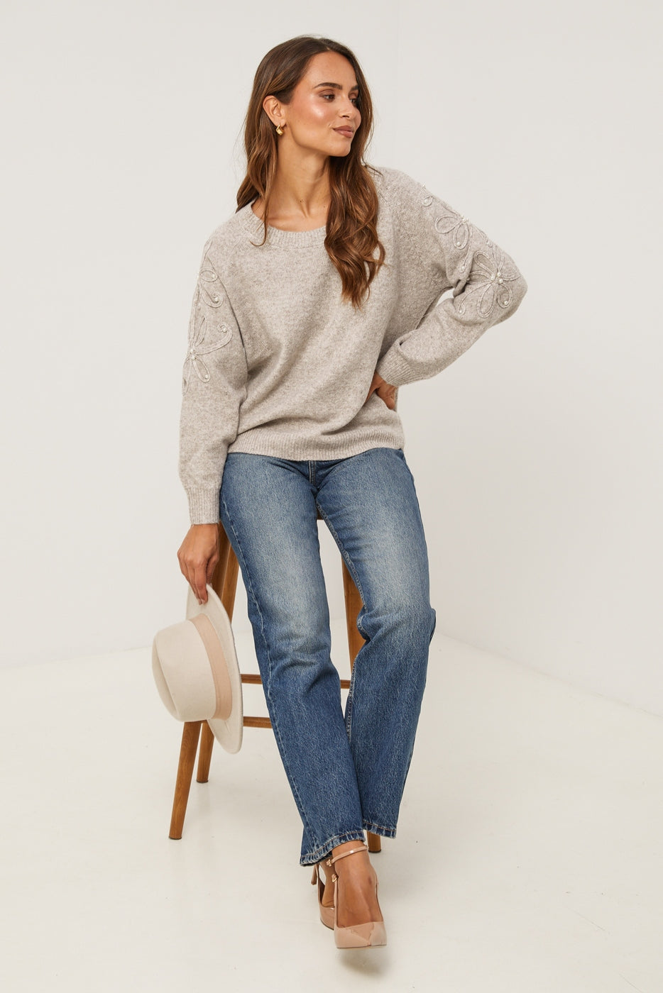 Pull - Taupe