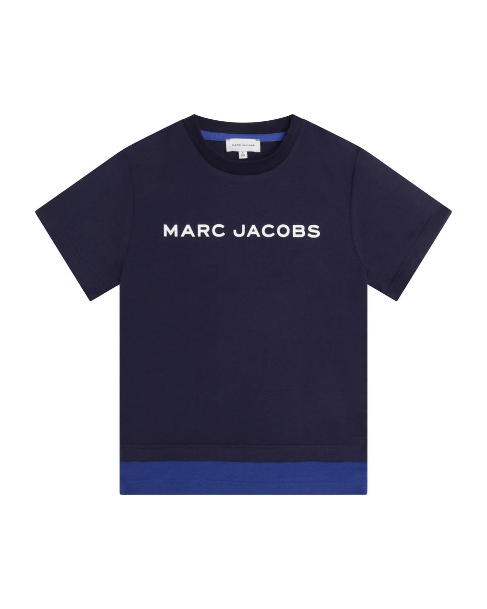 Short-Sleeved T-Shirt - Blue Indigo - Boy - The Marc Jacobs