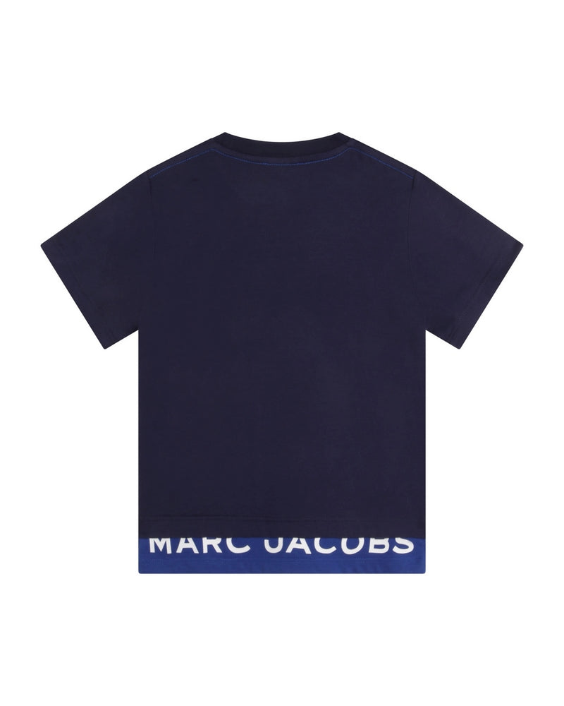 T-Shirt Manches Courtes - Blue Indigo - Garcon - The Marc Jacobs