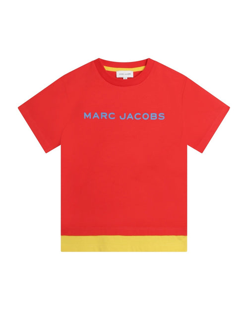 T-Shirt Manches Courtes - Rouge Vif - Garcon - The Marc Jacobs