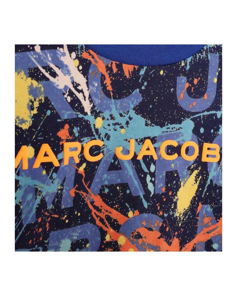 T-Shirt Manches Courtes - Blue Indigo - Garcon - The Marc Jacobs