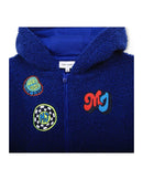 Cardigan A Capuche - Bleu Roi - Garcon - The Marc Jacobs