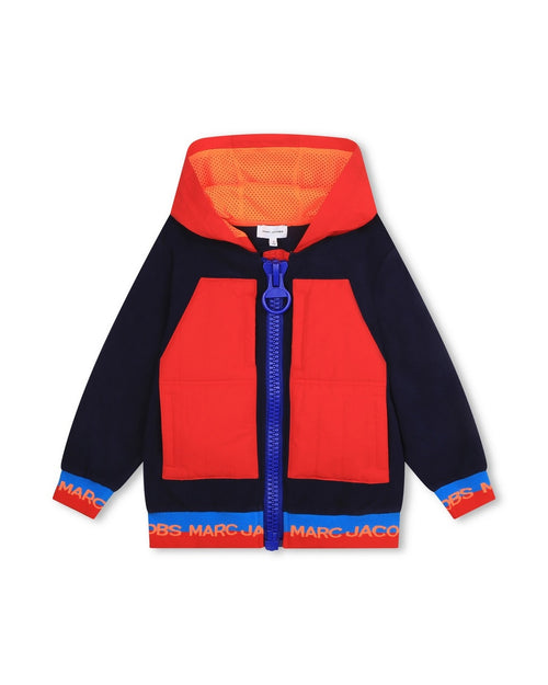 Cardigan A Capuche - Blue Indigo - Garcon - The Marc Jacobs