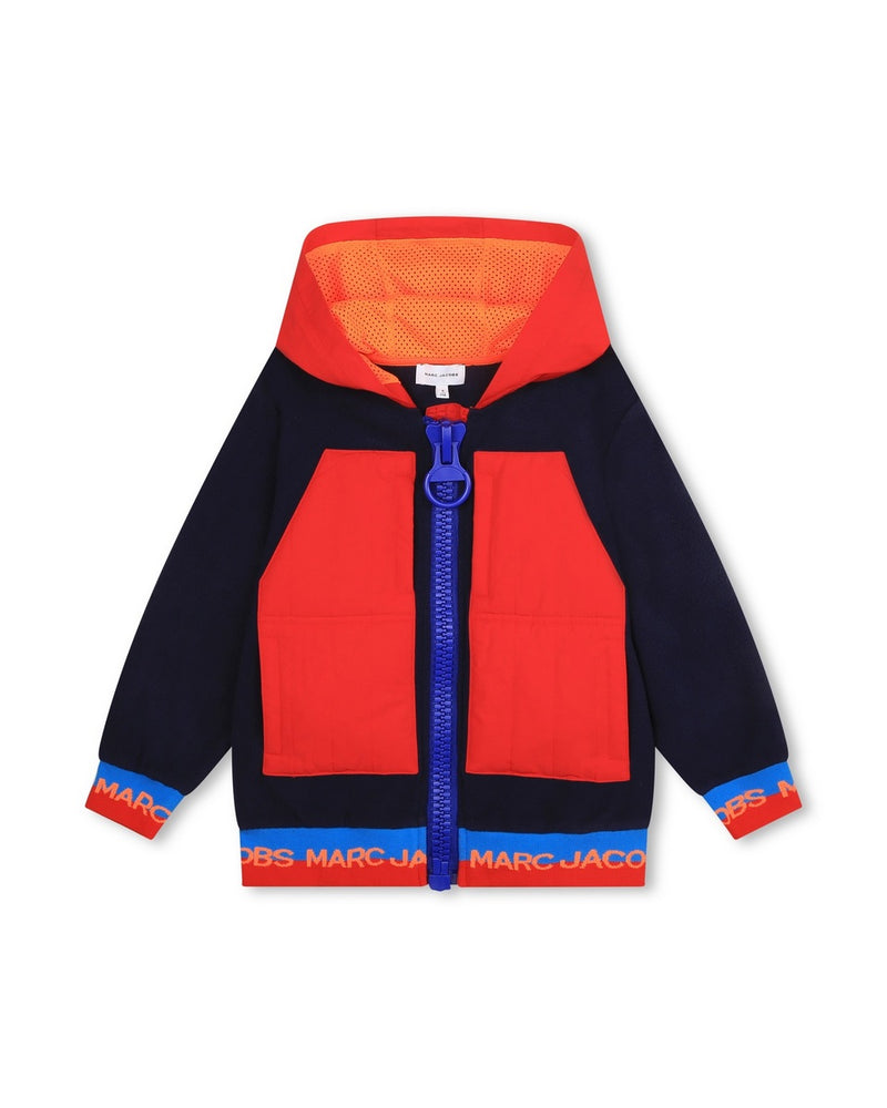 Cardigan A Capuche - Blue Indigo - Garcon - The Marc Jacobs